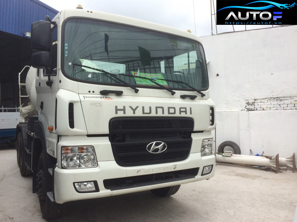 Đánh giá xe bồn trộn Hyundai HD270 15 tấn 7 khối 3 chân